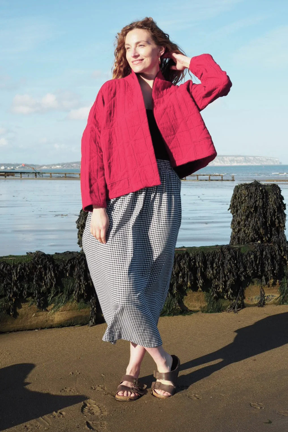 Nicole Jacket - Raspberry — Roake Studio